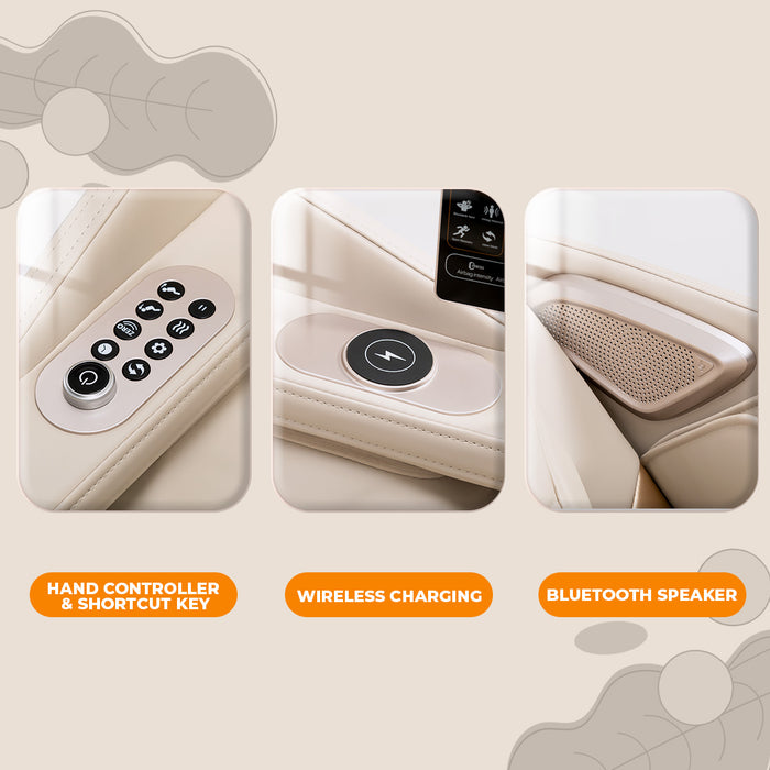 MassaMAX A305 2025  Version Full Body Massage Chair,Zero Gravity Recliner,With Heat , Foot Massage,Bluetooth